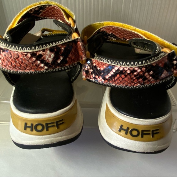 Hoff Women's Pink & Metallic Multicolor Island Seychelles Comfort Sandal 9 EU 40 - Picture 9 of 10